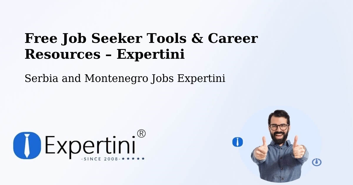 Free Job Seeker Tools & Career Resources – Stirling - Stirling, Serbia and Montenegro Jobs Expertini