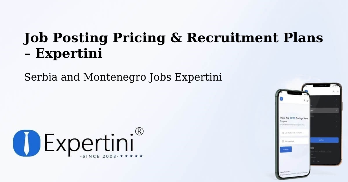 Job Posting Pricing & Recruitment Plans – Stirling - Stirling, Serbia and Montenegro Jobs Expertini