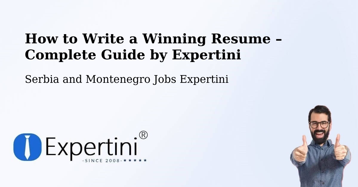 Resume Writing Guide for Job Seekers – Stirling - Stirling, Serbia and Montenegro Jobs Expertini