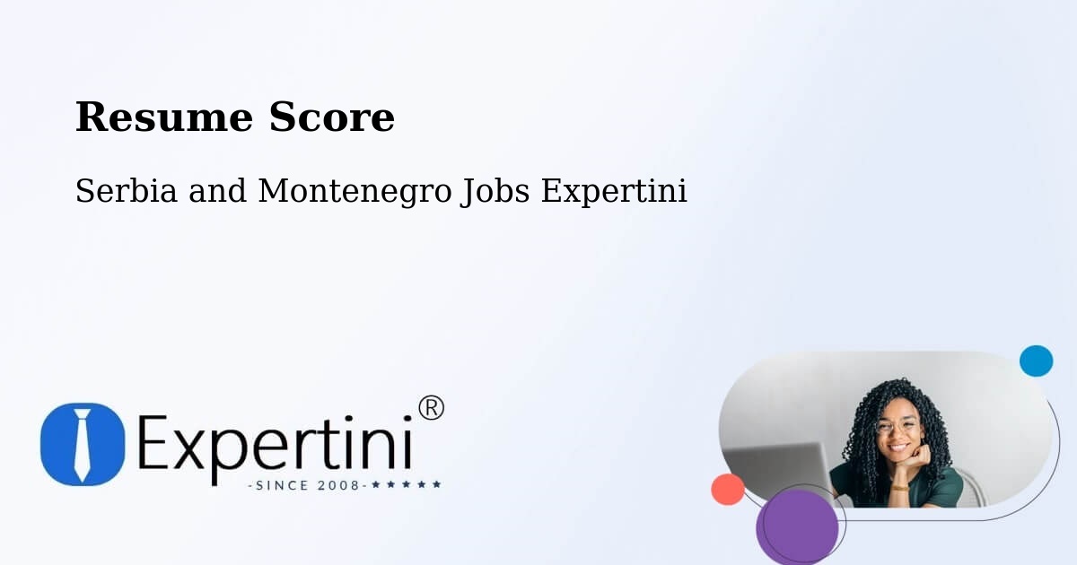 Resume Score & Job Description Match Tool – Stirling - Serbia and Montenegro Jobs Expertini